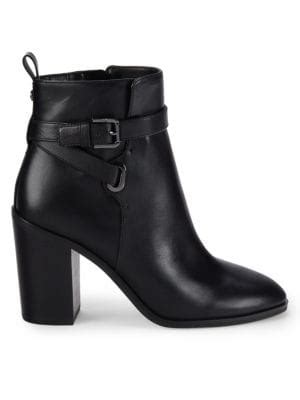 Michael Kors Aldridge Leather Booties on SALE 